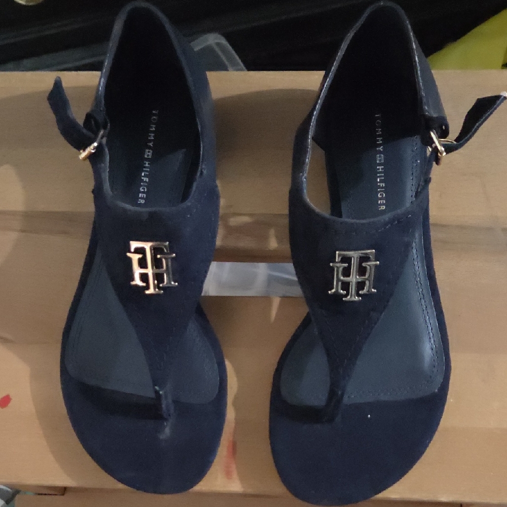 Tommy Hilfiger Women's Dark Blue Sandals